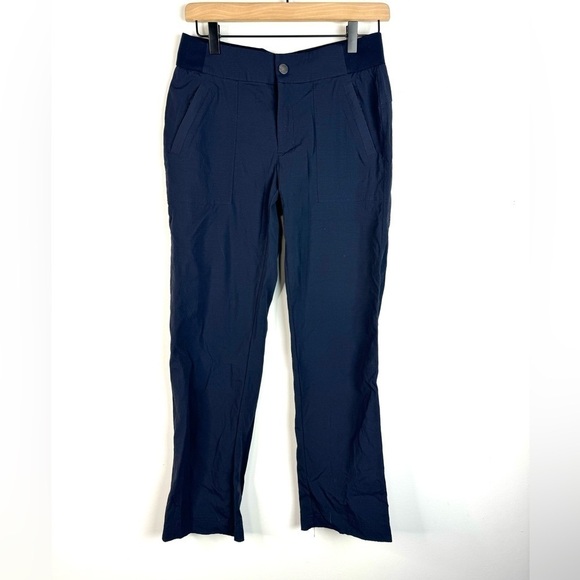 Athleta Trekkie hiking pants blue navy size 0 - Picture 1 of 7